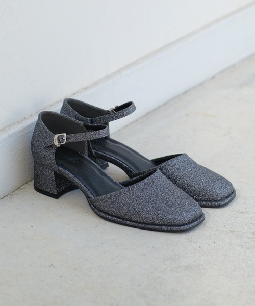 Kastane（カスタネ）の「【オケージョン対応/新色追加】スクエアストラップパンプス（パンプス・レディース・シルバー/ブラック/ゴールド/ブラウン/チャコールグレー/レオパード・37/36/38）」の22枚目の写真