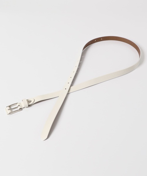 URBAN RESEARCH DOORS（アーバンリサーチドアーズ）の「スクエアバックルレザーベルト（ベルト・レディース・ブラック/ホワイト系その他・-）」の8枚目の写真