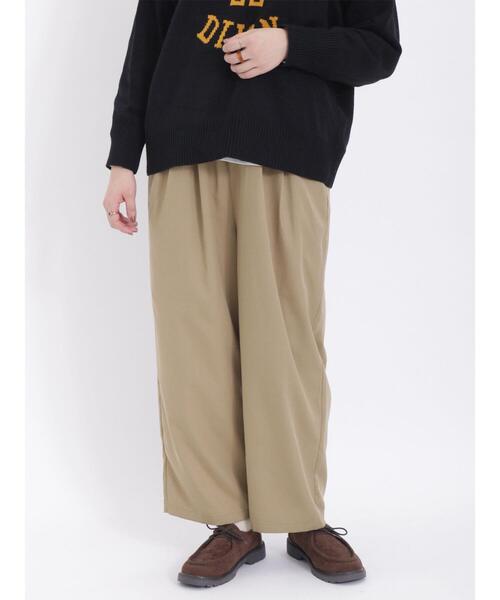 Samansa Mos2(サマンサ モスモス)の「◎バルーンスラックスパンツ(スラックス・レディース・ブラック/カーキ/グレー/ベージュ・F)」の6枚目の写真