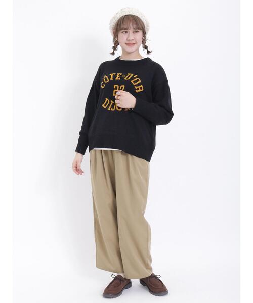 Samansa Mos2(サマンサ モスモス)の「◎バルーンスラックスパンツ(スラックス・レディース・ブラック/カーキ/グレー/ベージュ・F)」の8枚目の写真