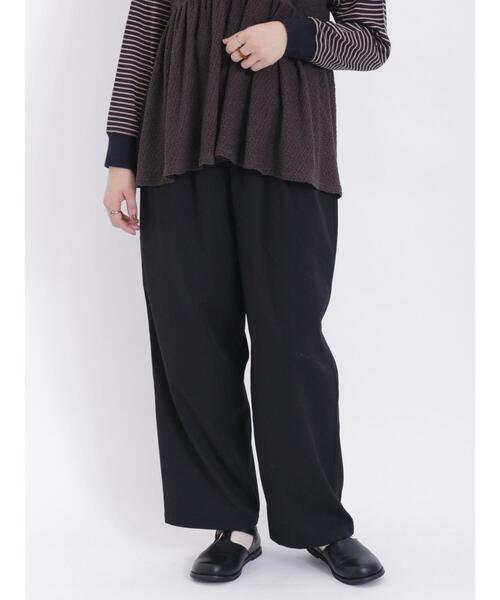 Samansa Mos2(サマンサ モスモス)の「◎バルーンスラックスパンツ(スラックス・レディース・ブラック/カーキ/グレー/ベージュ・F)」の9枚目の写真