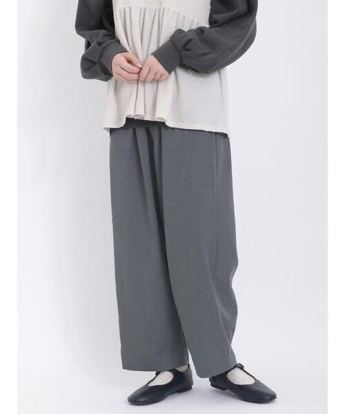 Samansa Mos2(サマンサ モスモス)の「◎バルーンスラックスパンツ(スラックス・レディース・ブラック/カーキ/グレー/ベージュ・F)」の12枚目の写真