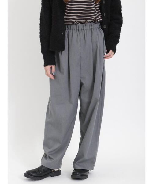Samansa Mos2(サマンサ モスモス)の「◎バルーンスラックスパンツ(スラックス・レディース・ブラック/カーキ/グレー/ベージュ・F)」の17枚目の写真