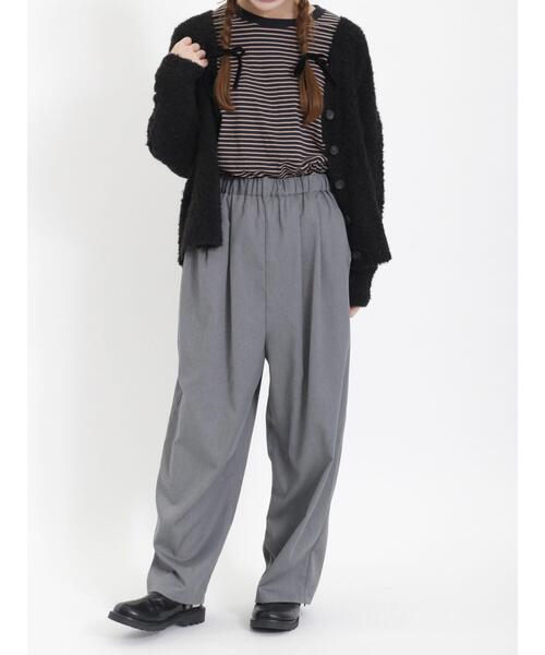 Samansa Mos2(サマンサ モスモス)の「◎バルーンスラックスパンツ(スラックス・レディース・ブラック/カーキ/グレー/ベージュ・F)」の19枚目の写真