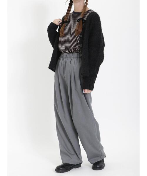 Samansa Mos2(サマンサ モスモス)の「◎バルーンスラックスパンツ(スラックス・レディース・ブラック/カーキ/グレー/ベージュ・F)」の20枚目の写真