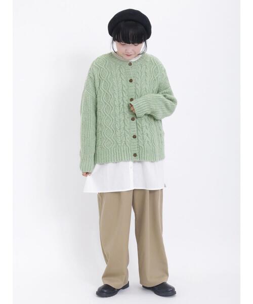 Samansa Mos2(サマンサ モスモス)の「◎バルーンスラックスパンツ(スラックス・レディース・ブラック/カーキ/グレー/ベージュ・F)」の22枚目の写真