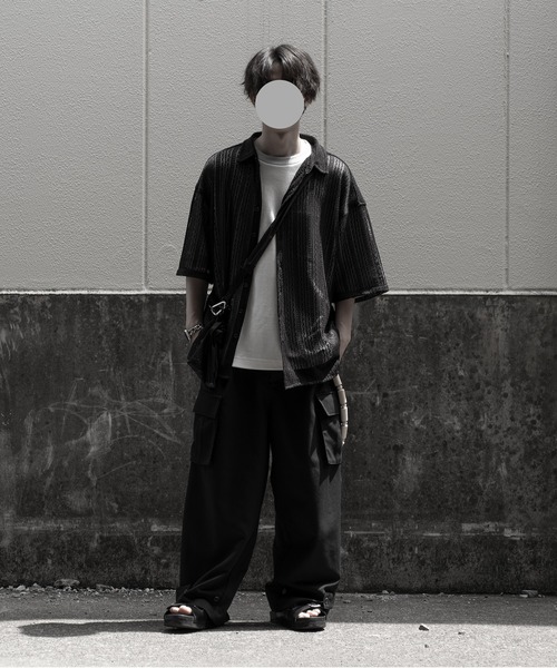 RUUBON（ルーボン）の「【RUUBON】jacquard lace half sleeve