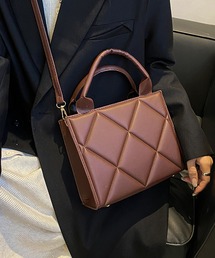 STYLEBLOCK（スタイルブロック）の「キルティングデザイン2WAYミニショルダーバッグ（ショルダーバッグ）」