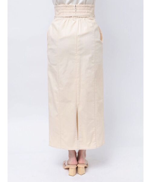 LAGUNAMOON（ラグナムーン）の「ステッチベルトタイトスカート（スカート・レディース・アイボリー/チャコールグレー/オレンジ・SMALL/MEDIUM）」の8枚目の写真