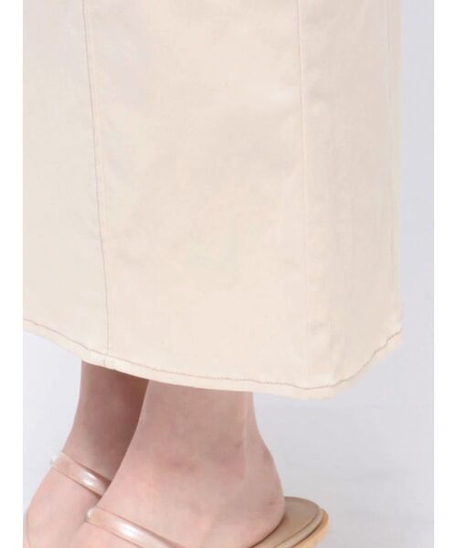 LAGUNAMOON（ラグナムーン）の「ステッチベルトタイトスカート（スカート・レディース・アイボリー/チャコールグレー/オレンジ・SMALL/MEDIUM）」の12枚目の写真