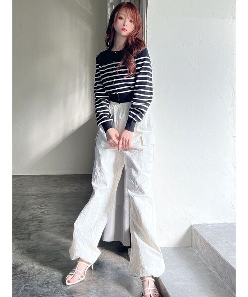 RESEXXY（リゼクシー）の「クルーネックニットカーディガン（カーディガン/ボレロ・レディース・イエロー/ブラック/ブルー/その他1/その他・FREE）」の9枚目の写真