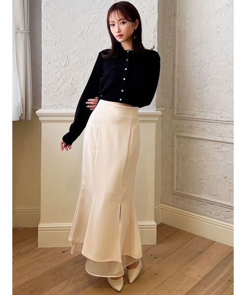 RESEXXY（リゼクシー）の「クルーネックニットカーディガン（カーディガン/ボレロ・レディース・イエロー/ブラック/ブルー/その他1/その他・FREE）」の16枚目の写真