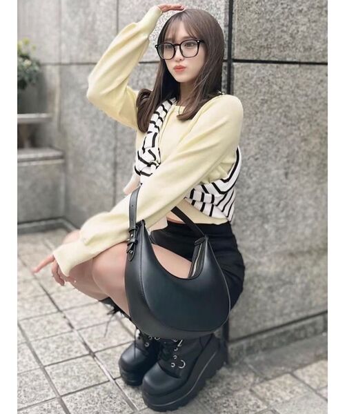 RESEXXY（リゼクシー）の「クルーネックニットカーディガン（カーディガン/ボレロ・レディース・イエロー/ブラック/ブルー/その他1/その他・FREE）」の17枚目の写真