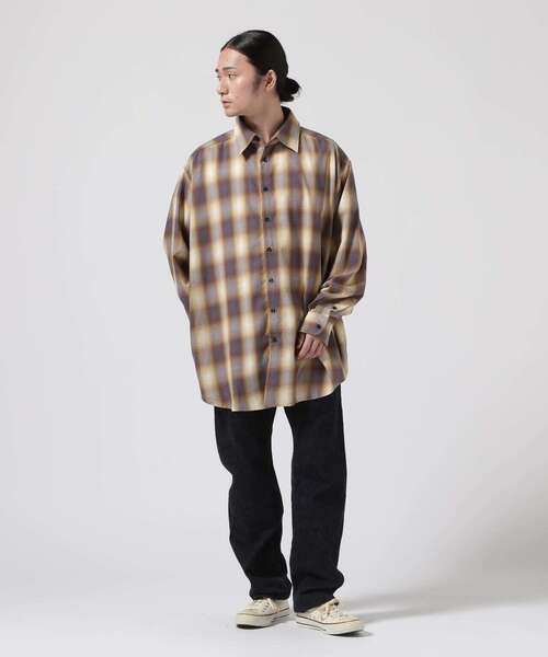 WHITELAND(ホワイトランド)の「WHITELAND/ホワイトランド/CHECK SHIRTS(シャツ/ブラウス・メンズ・イエロー/レッド/ブラック・F)」の9枚目の写真
