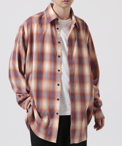 WHITELAND(ホワイトランド)の「WHITELAND/ホワイトランド/CHECK SHIRTS(シャツ/ブラウス・メンズ・イエロー/レッド/ブラック・F)」の1枚目の写真