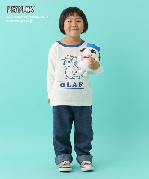 LEPSIM（レプシィム）の「【PEANUTS】配色ロンT(KIDS)　101662（Tシャツ/カットソー・キッズ・ホワイト/グレー・SMALL/MEDIUM）」の20枚目の写真