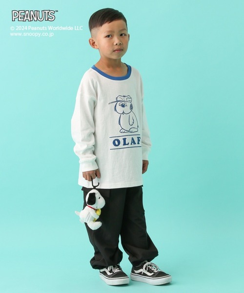 LEPSIM（レプシィム）の「【PEANUTS】配色ロンT(KIDS)　101662（Tシャツ/カットソー・キッズ・ホワイト/グレー・SMALL/MEDIUM）」の17枚目の写真