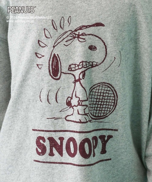 LEPSIM（レプシィム）の「【PEANUTS】配色ロンT(KIDS)　101662（Tシャツ/カットソー・キッズ・ホワイト/グレー・SMALL/MEDIUM）」の14枚目の写真