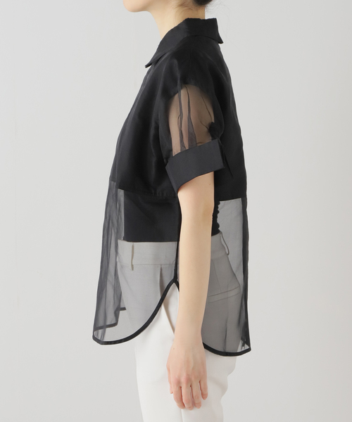 foemina(フォエミナ)の「FOEMINA/フォエミナ JUNIPERTOP(シャツ/ブラウス・レディース・ブラック・SMALL)」の9枚目の写真