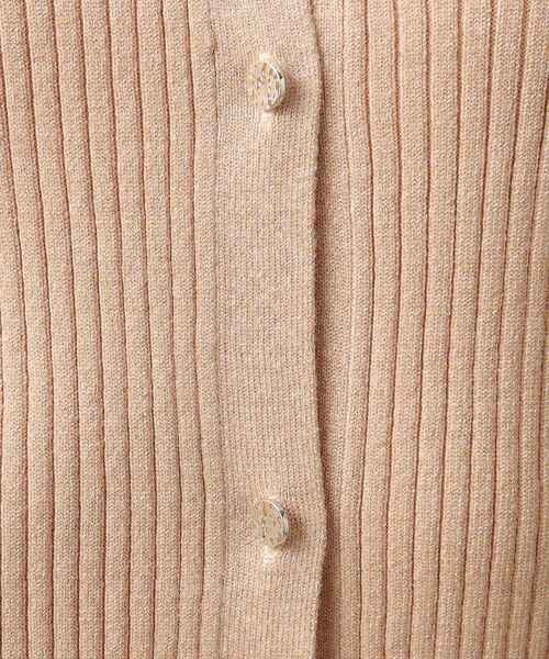 OPAQUE.CLIP(オペークドットクリップ)の「◆ラメニット前開きポロ【洗濯機洗い可】(ニット/セーター・レディース・オレンジ系/シルバー・38/40)」の10枚目の写真