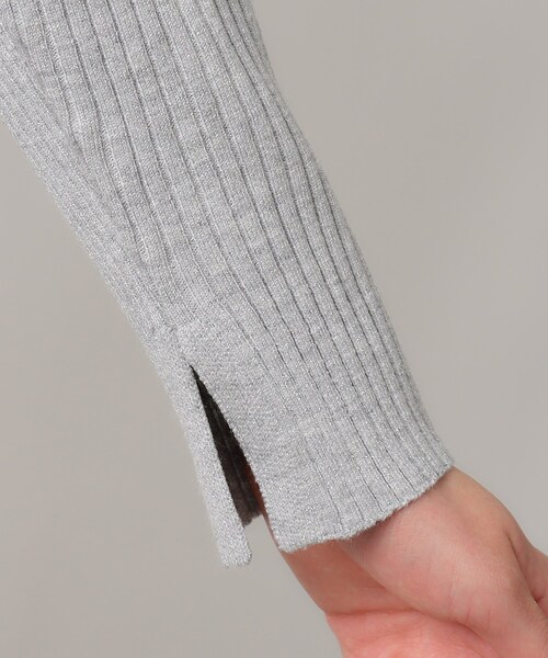 OPAQUE.CLIP(オペークドットクリップ)の「◆ラメニット前開きポロ【洗濯機洗い可】(ニット/セーター・レディース・オレンジ系/シルバー・38/40)」の16枚目の写真