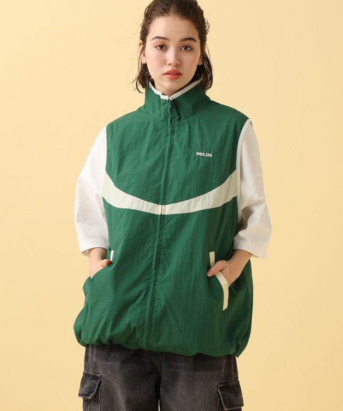 PBLIM（ページボーイリム）の「PBLIM/カラーキリカエベスト（ベスト・レディース・グリーン/グレー/パープル・FREE）」の3枚目の写真