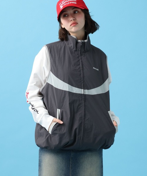 PBLIM（ページボーイリム）の「PBLIM/カラーキリカエベスト（ベスト・レディース・グリーン/グレー/パープル・FREE）」の6枚目の写真