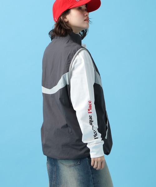 PBLIM（ページボーイリム）の「PBLIM/カラーキリカエベスト（ベスト・レディース・グリーン/グレー/パープル・FREE）」の4枚目の写真