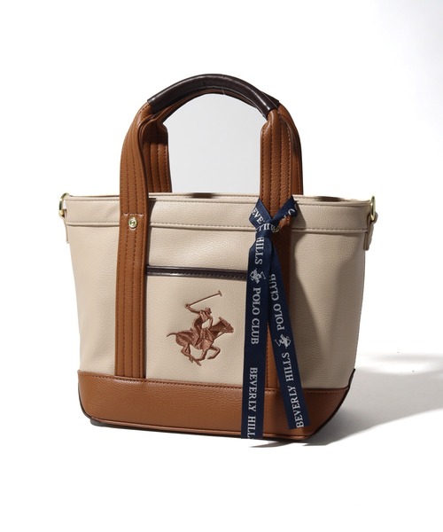 ビバリーヒルズポロクラブ　ショルダーバッグ　ブラウン dショッピング |BEVERLY HILLS POLO CLUB ビバリーヒルズ