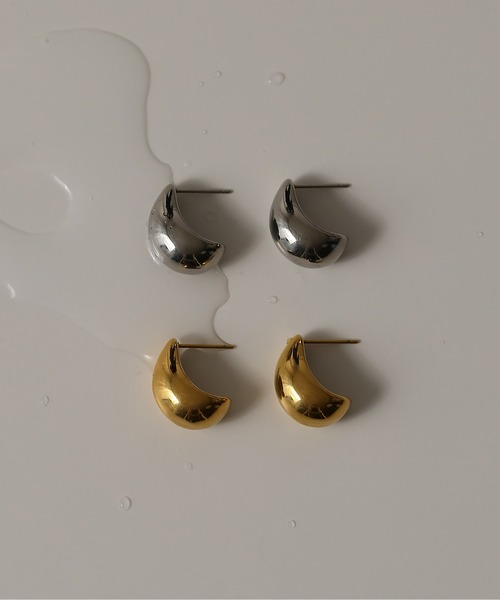 NEW!2wayニュアンスシェルピアス／サージカルステンレス NEW!2wayニュアンスシェルピアス／サージカルステンレス レジン