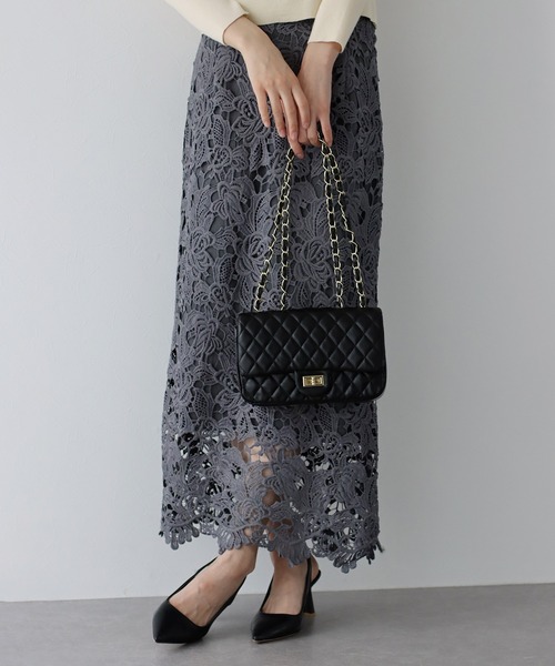 BLUEEAST（ブルーイースト）の「2WAYキルティングチェーンショルダーバッグ（ショルダーバッグ・レディース・ベージュ/ブラック・FREE）」の19枚目の写真