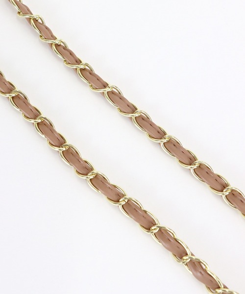 BLUEEAST（ブルーイースト）の「2WAYキルティングチェーンショルダーバッグ（ショルダーバッグ・レディース・ベージュ/ブラック・FREE）」の16枚目の写真