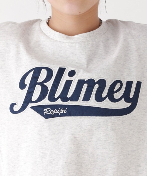 repipi armario（レピピ アルマリオ）の「シャララロゴＴシャツ（Tシャツ/カットソー・キッズ・杢グレー/ブラック/ピンク/ホワイト・LARGE/MEDIUM/SMALL）」の11枚目の写真