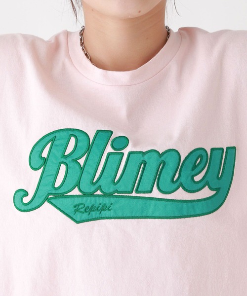 repipi armario（レピピ アルマリオ）の「シャララロゴＴシャツ（Tシャツ/カットソー・キッズ・杢グレー/ブラック/ピンク/ホワイト・LARGE/MEDIUM/SMALL）」の12枚目の写真