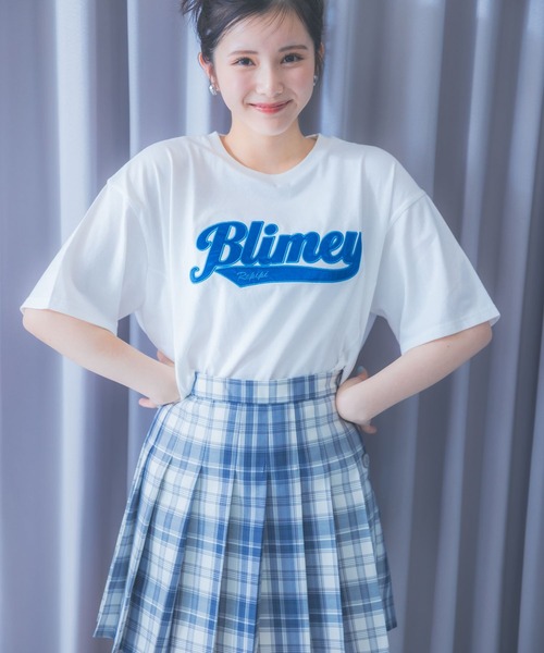 repipi armario（レピピ アルマリオ）の「シャララロゴＴシャツ（Tシャツ/カットソー・キッズ・杢グレー/ブラック/ピンク/ホワイト・LARGE/MEDIUM/SMALL）」の13枚目の写真