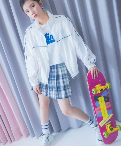 repipi armario（レピピ アルマリオ）の「シャララロゴＴシャツ（Tシャツ/カットソー・キッズ・杢グレー/ブラック/ピンク/ホワイト・LARGE/MEDIUM/SMALL）」の15枚目の写真