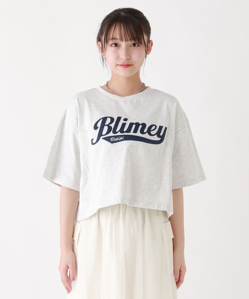 repipi armario（レピピ アルマリオ）の「シャララロゴＴシャツ（Tシャツ/カットソー・キッズ・杢グレー/ブラック/ピンク/ホワイト・LARGE/MEDIUM/SMALL）」の20枚目の写真