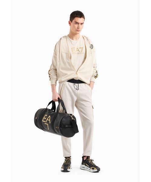 EMPORIO ARMANI EA7(エンポリオアルマーニイーエーセブン)の「【エンポリオ アルマーニ EA7】Gold Label クルーネックTシャツ ピマコットン製(Tシャツ/カットソー・メンズ・ブラック/ホワイト/ベージュ系・XX-LARGE/X-LARGE/MEDIUM/LARGE/SMALL/X-SMALL)」の9枚目の写真