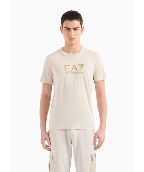 EMPORIO ARMANI EA7(エンポリオアルマーニイーエーセブン)の「【エンポリオ アルマーニ EA7】Gold Label クルーネックTシャツ ピマコットン製(Tシャツ/カットソー・メンズ・ブラック/ホワイト/ベージュ系・XX-LARGE/X-LARGE/MEDIUM/LARGE/SMALL/X-SMALL)」の12枚目の写真