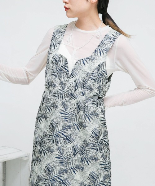 KBF（ケイビーエフ）の「ロングスリーブシアーカットソー（Tシャツ/カットソー・レディース・オフホワイト/ピンク/イエロー・ONE）」の7枚目の写真