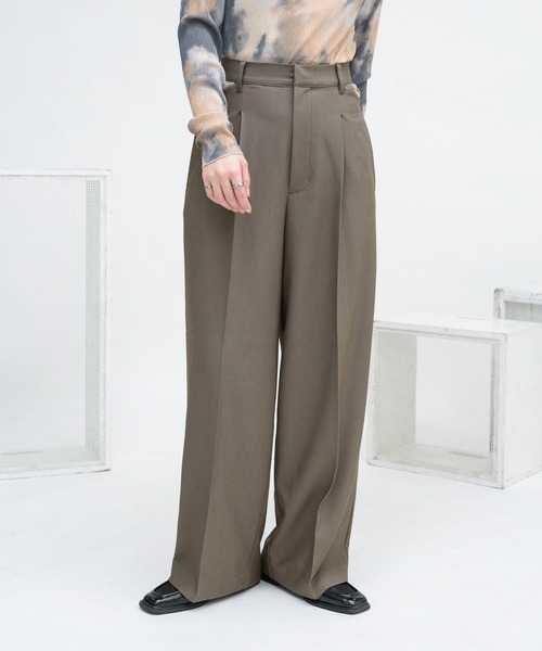 KBF(ケイビーエフ)の「サイドオープンスラックス(スラックス・レディース・モカ/グリーン系その他・36/38)」の3枚目の写真