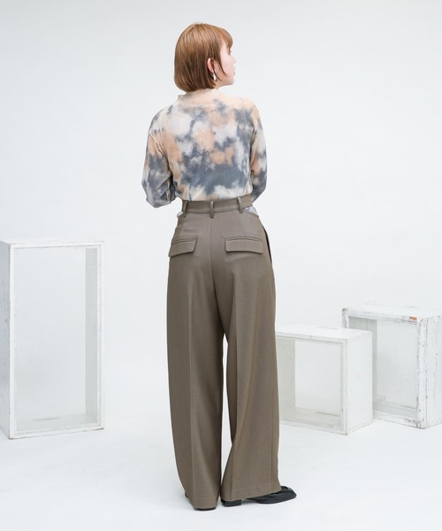 KBF(ケイビーエフ)の「サイドオープンスラックス(スラックス・レディース・モカ/グリーン系その他・36/38)」の10枚目の写真