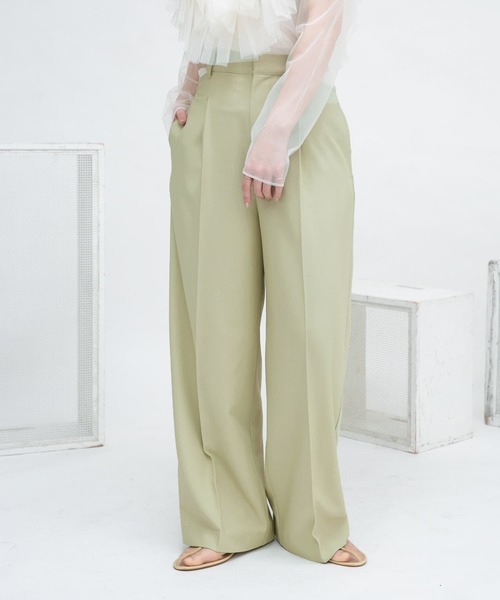 KBF(ケイビーエフ)の「サイドオープンスラックス(スラックス・レディース・モカ/グリーン系その他・36/38)」の12枚目の写真