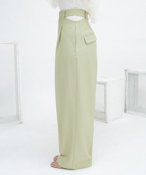 KBF(ケイビーエフ)の「サイドオープンスラックス(スラックス・レディース・モカ/グリーン系その他・36/38)」の21枚目の写真