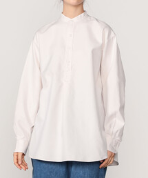 KAPTAIN SUNSHINE | バンドカラー プルオーバーシャツ WOMEN