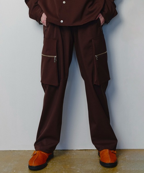 Jieda(ジエダ)の「EASY CARGO PANTS(カーゴパンツ・メンズ・グレー/ブラック/ブラウン・1/2)」の3枚目の写真