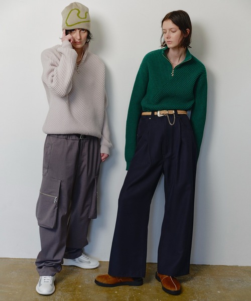 Jieda(ジエダ)の「EASY CARGO PANTS(カーゴパンツ・メンズ・グレー/ブラック/ブラウン・1/2)」の6枚目の写真