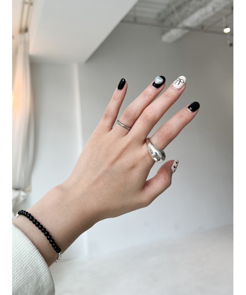 JUMELLE（ジュメロ）の「black beads bracelet（ブレスレット・レディース・ブラック・FREE）」の5枚目の写真