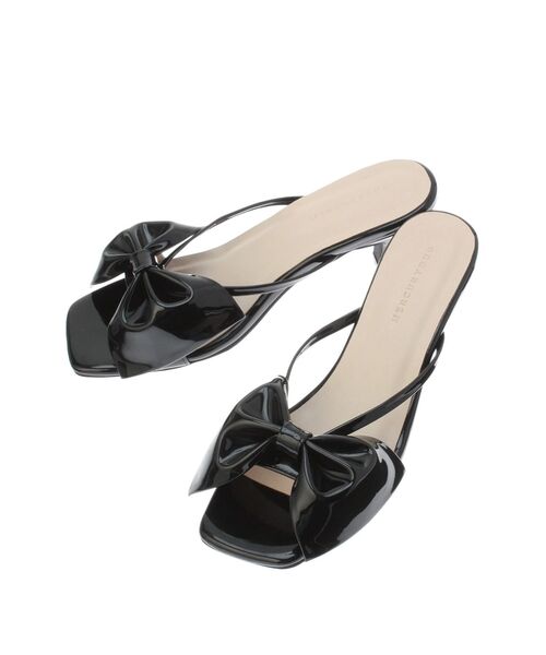 MERCURYDUO（マーキュリーデュオ）の「ビッグリボンシェイプストラップサンダル（サンダル・レディース・レッド/ブラック/シルバー・36/38）」の13枚目の写真