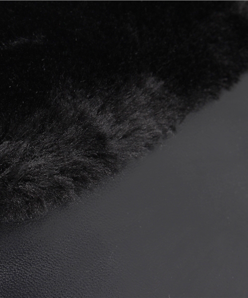 WEGO（ウィゴー）の「WEGO/ファー厚底サンダル（サンダル・レディース・ホワイト/ブラック・MEDIUM/LARGE）」の3枚目の写真